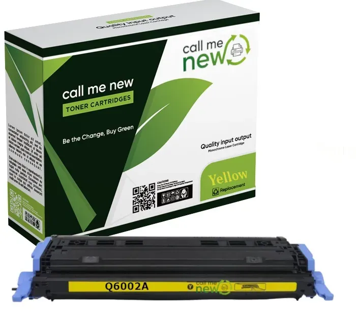 Callmenew Toner für HP Q6002A gelb Color LaserJet 1600 2600 CM 1015 CP 2600
