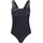 Energetics Badeanzug Damen Schwarz/Weiß 40 Cup D