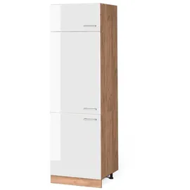 Vicco Kühlumbauschrank R-Line 60 x 57,5 x 207 cm Weiß