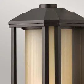 quintiesse Außenwandleuchte Aluminium 38,3 cm E27 IP44 braun