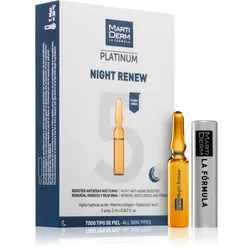 MartiDerm Platinum Night Renew Intensiv-Serum zur Förderung der Kollagenbildung 5x2 ml