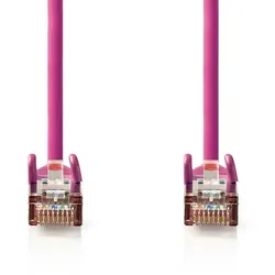 Nedis CAT5e-Netzwerkkabel - SF/UTP - RJ45 Stecker - RJ45 Stecker - 20.0 m - Rund - PVC - Pink - Plastikbeutel