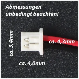AccuCell Speicherbatterie 3,6V ersetzt Bosch Rexroth PRM1-03V6-1800C-D2-LITH - 2600 mAh