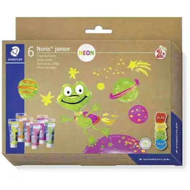 Staedtler Fingermalfarben Set Neon 6 Stück Mehrfarbig