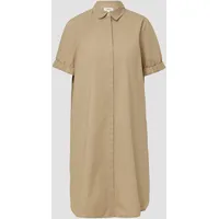 S.Oliver Kleid aus Popeline mit Eingrifftaschen im Relaxed Fit,