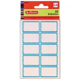 Herlitz Tiefkühletiketten 837039 Blau/Weiß 34 x 21 mm 50 Blatt