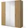 Set One by Musterring Drehtürenschrank Henderson 201 x 223 x 60 cm Braun