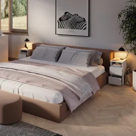 Vicco Nachttisch Monty, 25 x 59.1 cm 2er Set