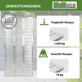 Trutzholm Auffahrrampe DREIBREIT 1020 kg