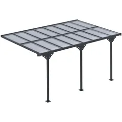Outsunny Gartenpavillon Aluminum, PC