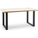 FURNLUX Esstisch Pablo Eiche Hell 80cm / Hauptfarbe: Beige / Abmessungen: 80 x 76 x 240 cm - Beige
