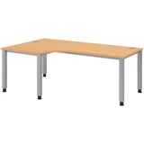 bümö Eckschreibtisch Buche Braun