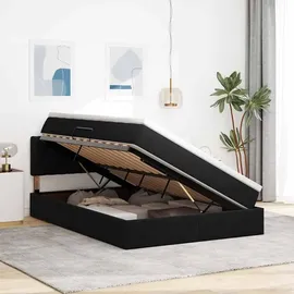 vidaXL Aufbewahrungsbett 140 x 200 cm Schwarz