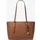 Michael Kors Quinn Medium Shopper Leder Brown