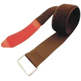 FASTECH® F101-25-630M Klettband mit Gurt Haft- und Flauschteil (L x B) 630mm x 25mm Schwarz, Rot 5S