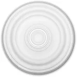 PROFHOME DECOR RoSette 40,4 cm x 3,8 cm weiß