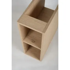 Rodan | Waschbeckunterschrank 100 CM - Eiche Hell - Badmöbel, Badezimmerschränk, Badezimmermöbel, Bücherregal, Regal - Hellbraun