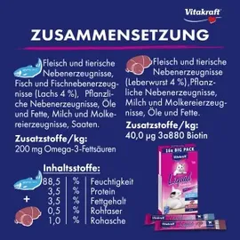 Vitakraft Liquid Snack mit Lachs 16 x 15 g