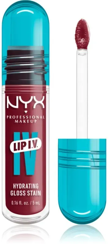 NYX Professional Makeup Lip IV langlebiger Lipgloss mit feuchtigkeitsspendender Wirkung Farbton 07 - BUBBLEGUM BURST 5 ml
