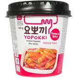 Topokki Instant Rice Sticks Sweet&Spicy 140g Reiskuchen Rice Cake Tteokbokki