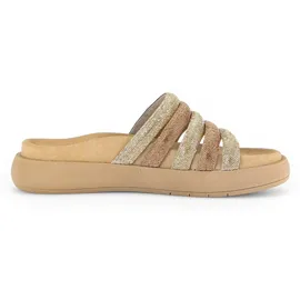 Gabor Pantolette GABOR, Damen, Gr. 44, gold, Schuhe Pantolette