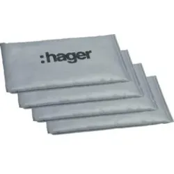 Hager BSK0018 Brandschutz Kabelabschottung Kissen S90 H=18mm 4Stück.Brandschutz Kissen zur Herstellung von Kabelabschottungen der