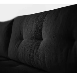 lookway Ecksofa ASTON mit Schlaffunktion Schwarz