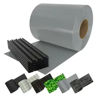 eloneo Sichtschutzstreifen 35 x 19 cm grau Metall 1 St.