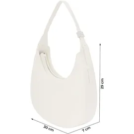 Hugo Mel 2.0 Hobo Synthetik Beige/White