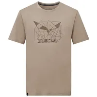 Salewa Eagle Geometric Kurzarm-t-shirt - Quicksand - L