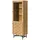 MASSIVMOEBEL24.DE Vitrine LONDON 60 x 40 x 180 cm Beige