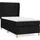 vidaXL Boxspringbett 100 x 200 cm Schwarz