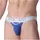 WOH Herren Tanga-Slip - Sexy Fun, Baumwol-Mix, Eingriff, einfarbig blau, M