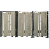 Hide Mülltonnenbox 240 l natur grau