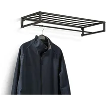 M2 Kollektion Garderobe Andorra 7 75 x 10 x 35 cm Schwarz