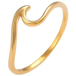 Elli PREMIUM Wellen Wave Strand Maritim 375 Gelbgold 52 Damen 