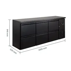 GastroHero Barkühltisch ECO 0/6