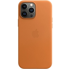 Apple iPhone 13 Pro Max Leder Case mit MagSafe goldbraun