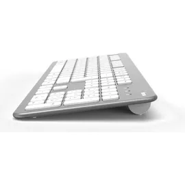 Hama KMW-700 DE Set silber/weiß