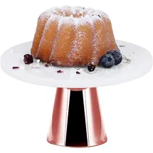 Echtwerk Tortenplatte aus Marmor, (Kupfer, 22 cm