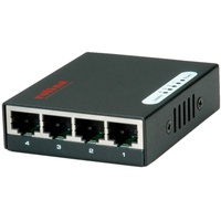 Roline Gigabit Ethernet Switch, Pocket, 4 Ports