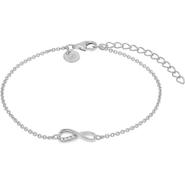 Tom Tailor Infinity Armband mit Zirkonia Silber 2100584 Größe 16+4 cm