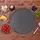 Relaxdays 10 x Pizzablech, rund, gelocht, antihaft, Pizza & Flammkuchen, Carbonstahl, Knusperblech, ∅ 32 cm, Pizzabackblech, grau