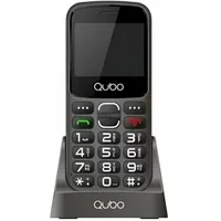 Qubo Mobiltelefon, Dual SIM, Schwarz, Seniorenfreundlich