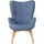 CLP Lounger Durham Stoff Blau,