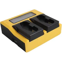 PATONA Dual LCD USB Ladegerät für Canon LP-E4 LP-E19