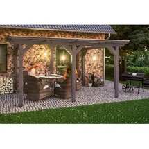 SKANHOLZ Siena 434 x 350 cm Leimholz schiefergrau