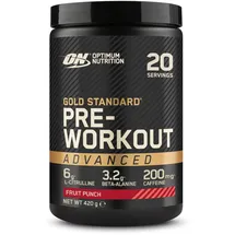 Optimum Nutrition Gold Standard Pre-Workout Advanced Fruit Punch Pulver 420 g