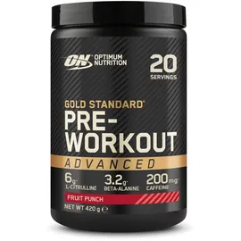 Optimum Nutrition Gold Standard Pre-Workout Advanced Fruit Punch Pulver 420 g