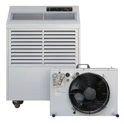 rofessionelle tragbare Klimaanlage mit Außeneinheit, Kühlleistung 7 kW, ausgestattet mit einem Schnellanschlussrohr-Kit